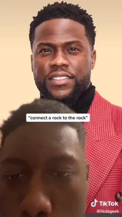 Connecting a rock to The Rock