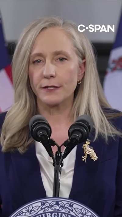 Gov. Abigail Spanberger accused President Trump of lying, and scapegoating in his 2026 SOTU address: "He lied, scapegoated, distracted, and offered no solutions to our nation's pressing challenges. This is not what our founders envisioned. Is president wo