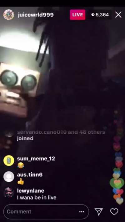 here&rsquo;s a video of juice previewing the best song he&rsquo;s ever made. happy early birthday to the 🐐