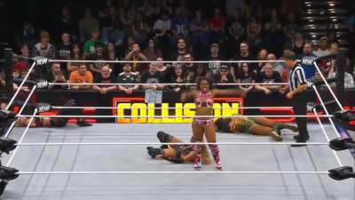 Athena teams up with a former TBS Champion, Julia Hart vs the eccentric Harley Cameron &amp;amp; "The CEO" Mercedes Mon&eacute;! (Collision - 4/5/25)