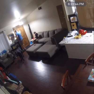 This is why momma said no jumping on the couch
