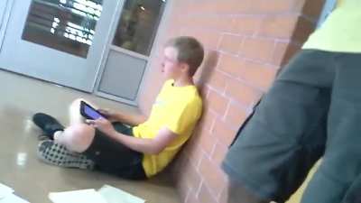 Freaked out and broke the school iPad