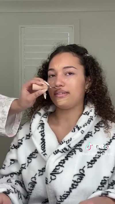 Asia Monet Bella Blu makeup tutorial on TikTok 1-26-26