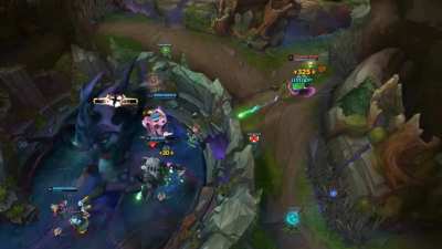 hello, it's me &mdash; super lulu. and i can do all job, when my team chill in base, even steal nush Q