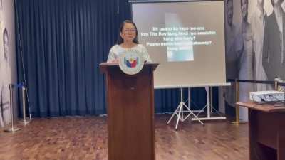 LOOK/LISTEN: Sen ⁦ @risahontiveros ⁩ presents to media the audio recording of threats made to Percy Lapid&rsquo;s family. The caller supposedly an inmate from NBP said Gen Bantag is allegedly involved in the killing of Lapid. ⁦ @News5PH ⁩ ⁦ @onenewsph