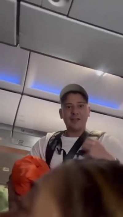 He messed around and found out - altercation on a plane. 