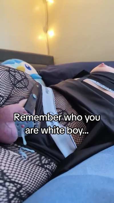 ricorda chi sei ragazzino bianco...