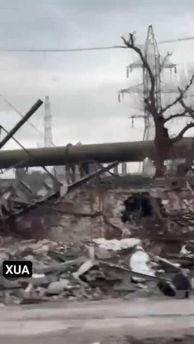 This was the checkpoint of the Azovstal plant