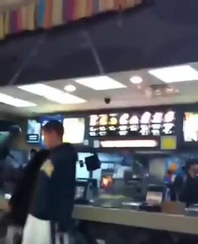 The classic McDonald's beat down!