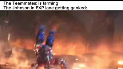 Playing on EXP lane be like: