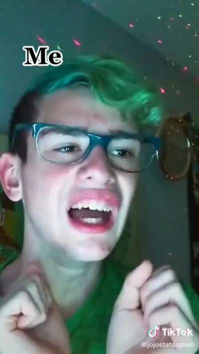 His head