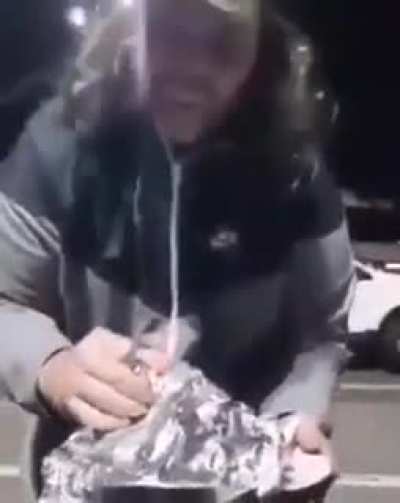 To give food