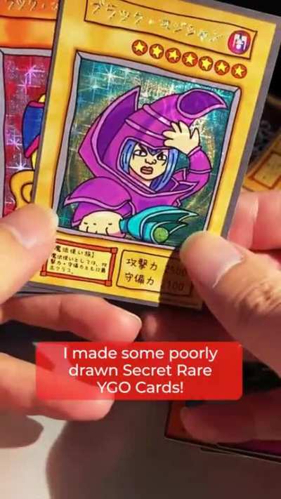 I made YGO cards.