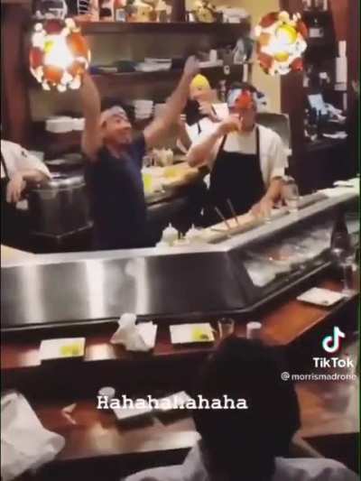 I scream, you scream, we all scream for sushi
