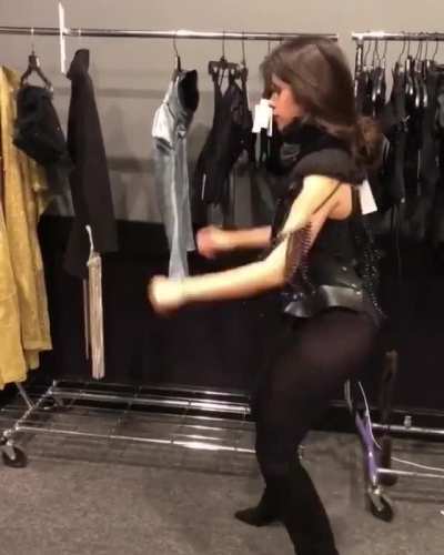 Trying on