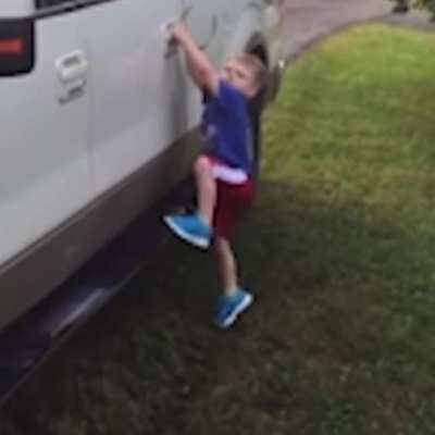 Open the door champ!