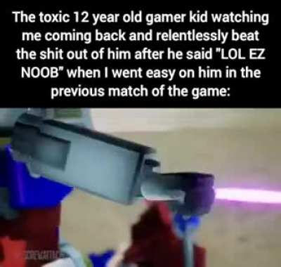 "You left me with no choice, kid."