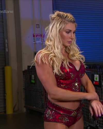 Charlotte Flair, looked like a bimbo