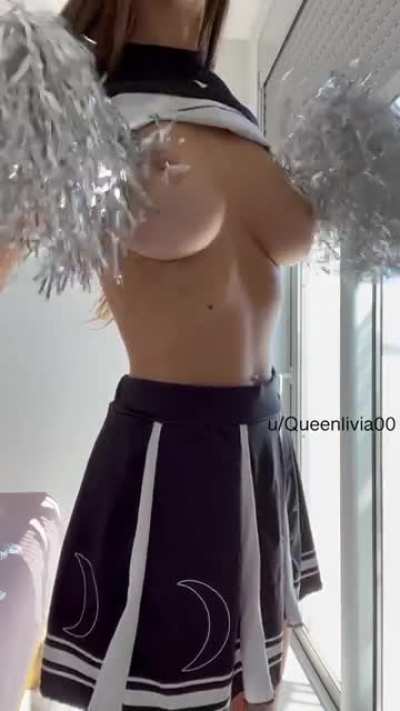 I’ve always wished to be a cheerleader