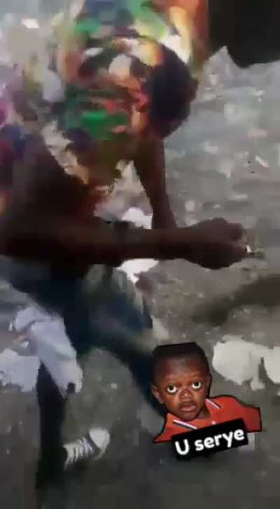 A normal day in Hait&iacute; 🇭🇹