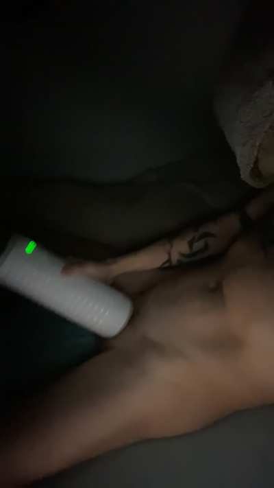 Looking for the perfect baby girl or for the naughtiest cum whore to replace this toy and bounce on daddy’s cock (M)22