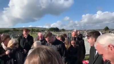 Irish man dies and leaves a recording for the funeral
