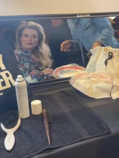 Another getting ready for the Rachel Antonoff &amp;amp; Susan Alexandra fashion show
