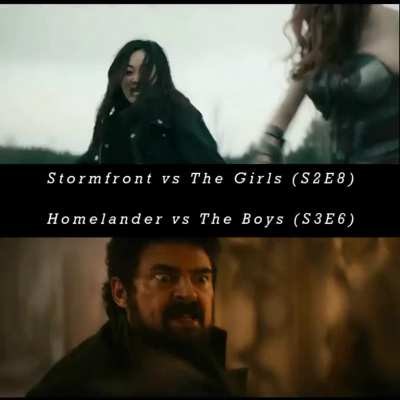 Stormfront &amp;amp; Homelander getting beaten