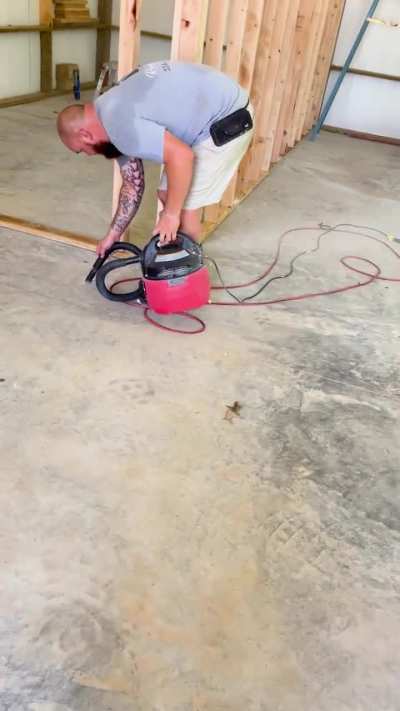 To clean up