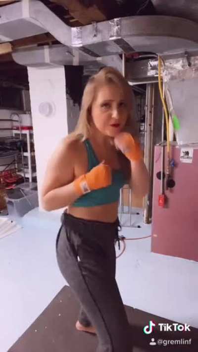 When you can&rsquo;t dance, substitute literally ANYTHING else 😅😂🥊