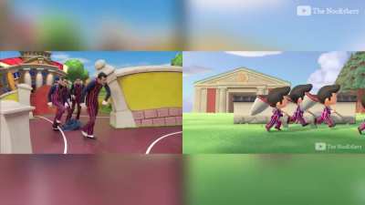 After countless hours of editing and filming, we made We are Number One in Animal Crossing! [OC]