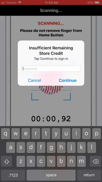 Don&rsquo;t download this app. It uses a fingerprint scam to charge you $100