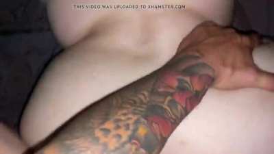 Curvy Blonde Dirty Talker Doggystyled to a Screaming "Oh My God, Oh Fuck, I'm gonna cum, I'm gonna cum, Oh My God!" [0:09]