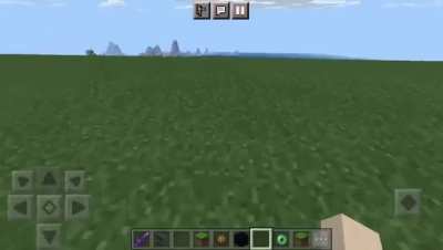 Going off the edge of a flat minecraft world