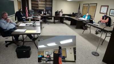 Virginia Karen threatens to bring loaded guns to her children's school if they enforce mask mandates. 01/20/2022