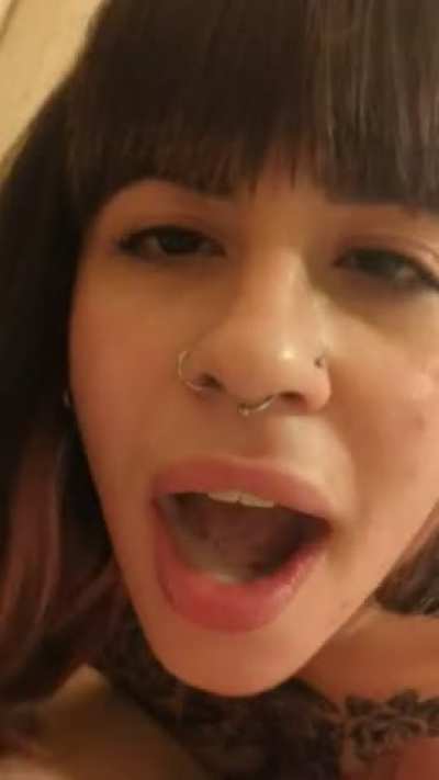 A slut for cum