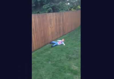 WCGW kicking a ball