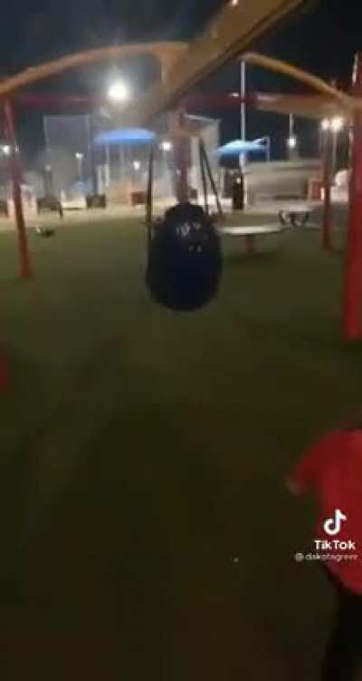 There&rsquo;s a swing there