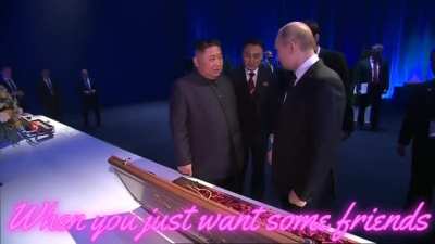 *He just wanted some friends