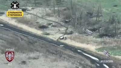 Russian roulette, with a drone and a Russian running around.