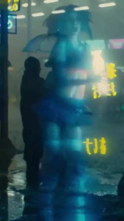 Ana de Armas behind the scenes of Blade Runner 2049