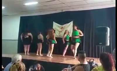 Sorry everyone, the talent show is now postponed.
