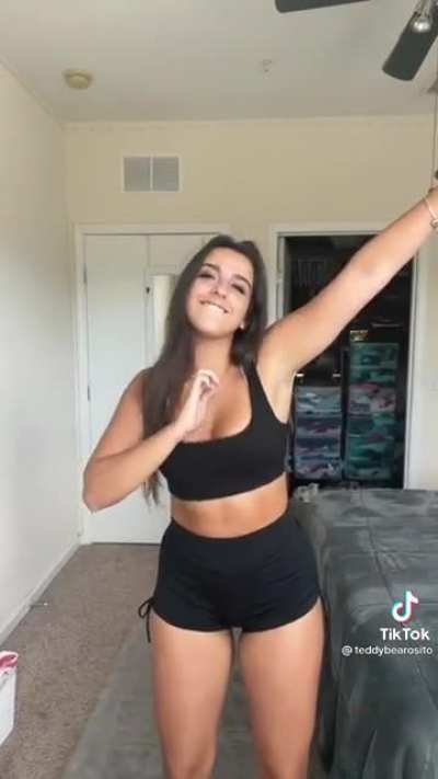 She has to be bouncing on purpose