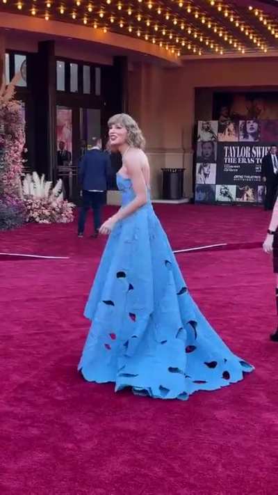 Taylor at the Era&rsquo;s Tour Premiere.