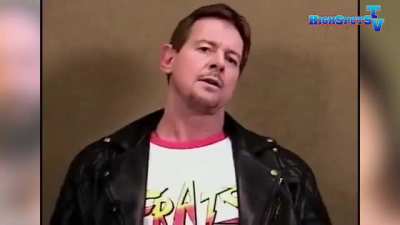 Roddy Piper talking about Chris Benoit in 2002 in an strangely frightening statement