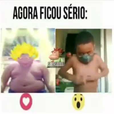 Agora Ficou serio: