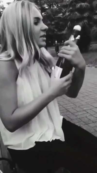 &iquest;Champagne? Claro yo la acostumbro seguido