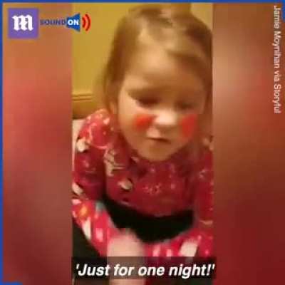 She just wants to go to the pub