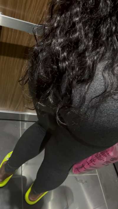 Hot box the elevator with me