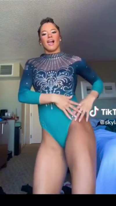 MSU&rsquo;s Skyla Schulte 💚🤍🤸🏽&zwj;♀️